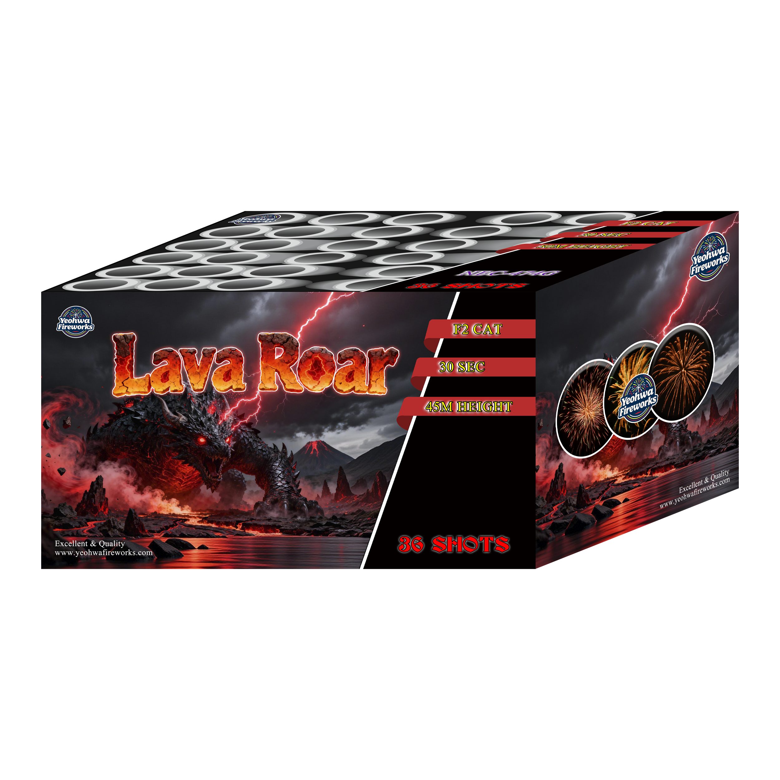 LAVE ROAR 36 SHOTS
