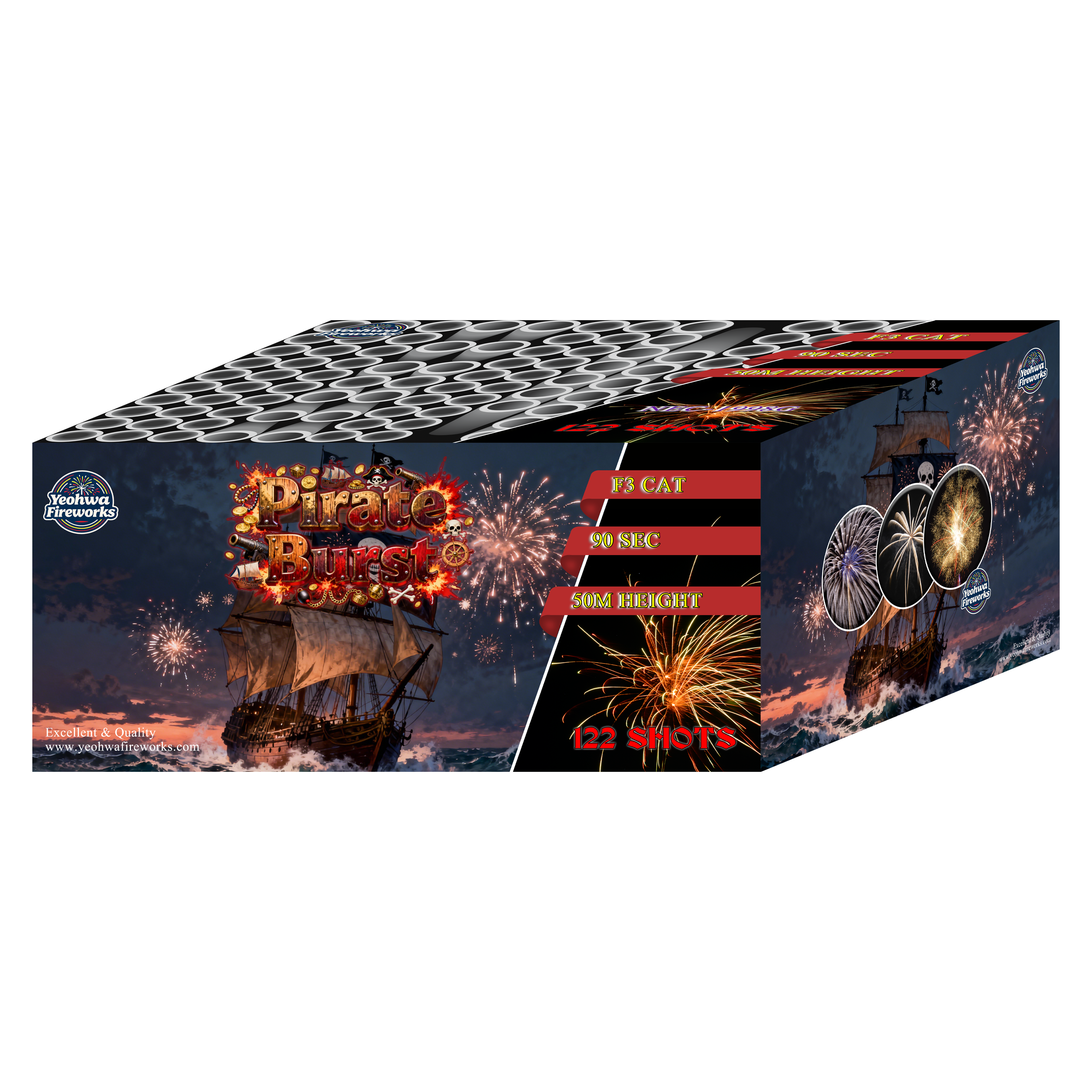 PIRATE BURST 122 SHOTS