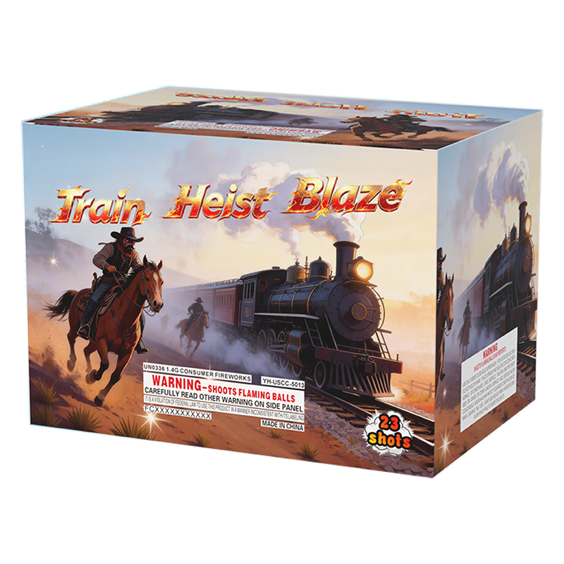 Train Heist Blaze